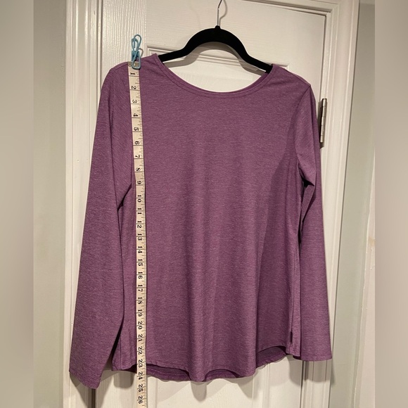 Eddie Bauer Relaxed Fit Purple Quick Dry Active Wear Long Sleeve Shirt Size M - Picture 6 of 12